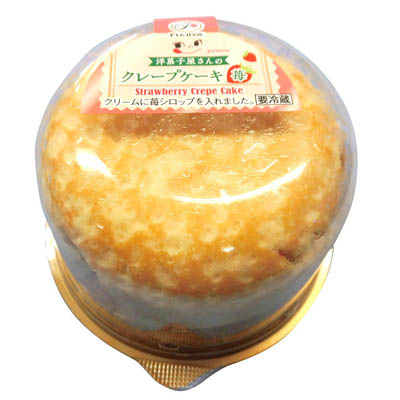 ヤマザキ 洋菓子屋さんのクレープケーキ 苺
