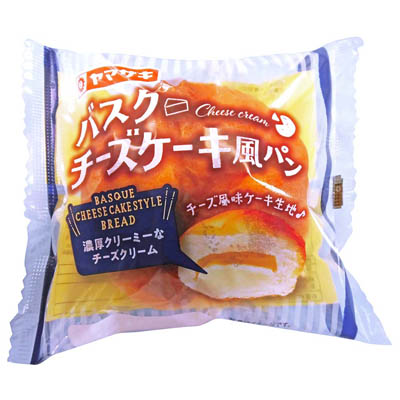 ヤマザキ　バスクチーズケーキ風パン