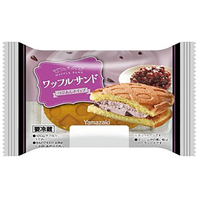 ヤマザキ ワッフルサンド(つぶあんホイップ)