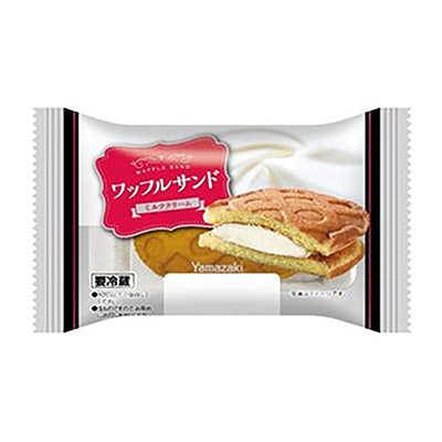 ヤマザキ ワッフルサンド(ミルククリーム)