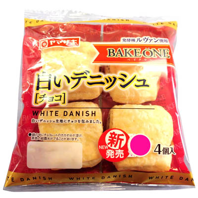 ヤマザキ　白いデニッシュ（チョコ）４個入