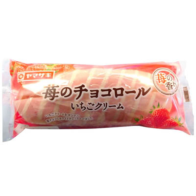 ヤマザキ　苺のチョコロール（いちごクリーム）