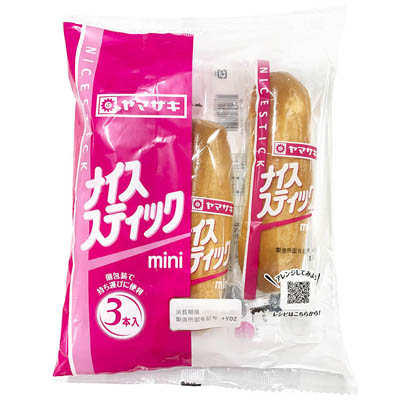 ヤマザキ　ナイススティックミニ　３本入