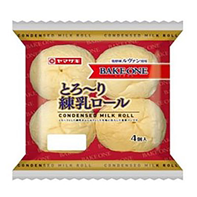 ヤマザキ　とろーり練乳ロール　4個入