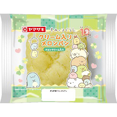 ヤマザキ　クリーム入りメロンパン（すみっコぐらし）