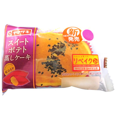 ヤマザキ　スイートポテト蒸しケーキ（紅はるか）