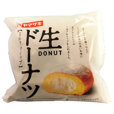 ヤマザキ　生ドーナツ（ミルクホイップ）