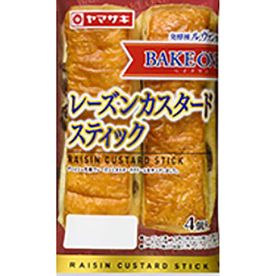 ヤマザキ　レーズンカスタードスティック　４個入