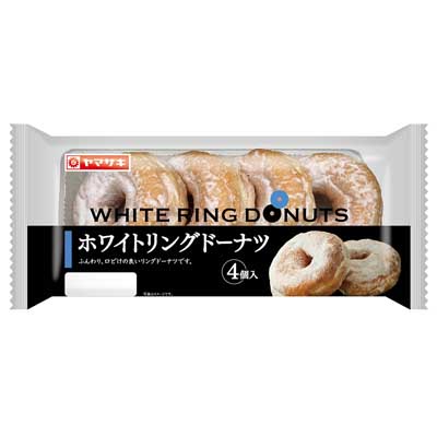 ヤマザキ　ホワイトリングドーナツ　４個