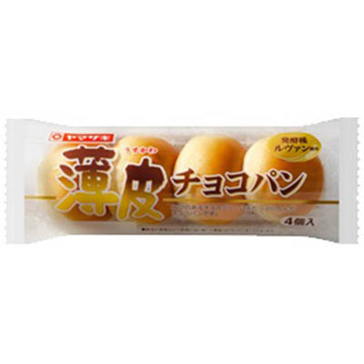 ヤマザキ　薄皮チョコパン４個入
