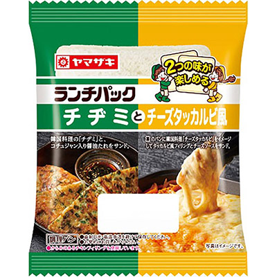 ヤマザキ　ランチパック（チヂミとチーズタッカルビ風）