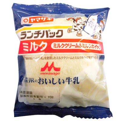 ヤマザキ　ランチパック（ミルク　ミルククリーム＆ミルクホイップ）　2個