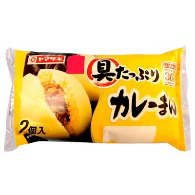ヤマザキ　具たっぷりカレーまん　2個入