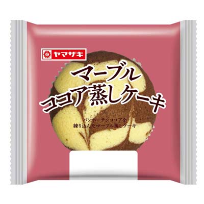 ヤマザキ　マーブルココア蒸しケーキ　１個