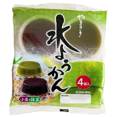 ヤマザキ 水ようかん 小豆・抹茶 4個入
