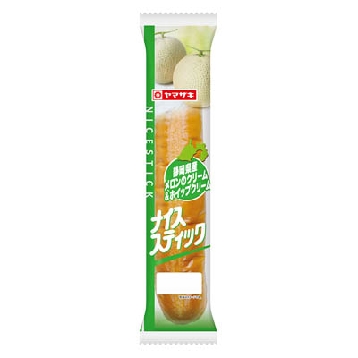 ヤマザキ　ナイススティック（静岡県産メロンのクリーム＆ホイップクリーム）