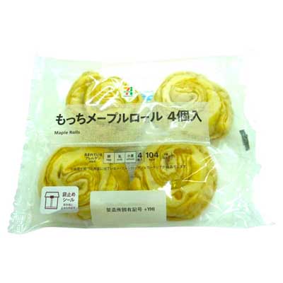 セブンプレミアム　もっちメープルロール　４個入