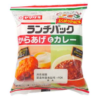 ヤマザキ　ランチパック　からあげとカレー　2個入