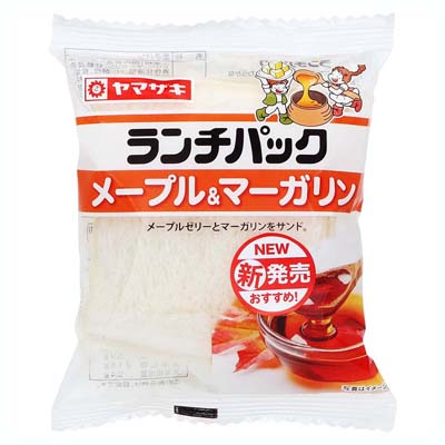 ヤマザキ　ランチパック　メープル＆マーガリン　2個入