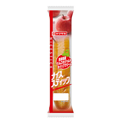 ヤマザキ　ナイススティック（青森県産りんごのジャム＆ホイップクリーム）