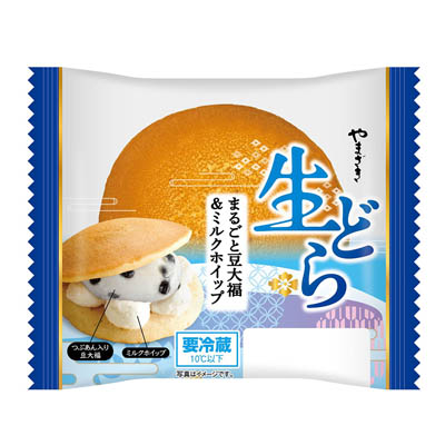 ヤマザキ　生どら　まるごと豆大福＆ミルクホイップ　1個