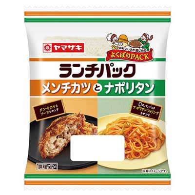 ヤマザキ　ランチパック　メンチカツとナポリタン　2個