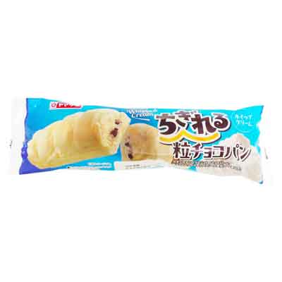 ヤマザキ　ちぎれる粒チョコパン　ホイップクリーム　1個