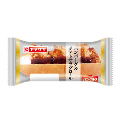 ヤマザキ   ハンバーグ＆ポテトサラダロール　1個
