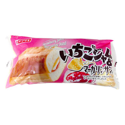 ヤマザキ　いちごジャム＆マーガリンサンド　1個