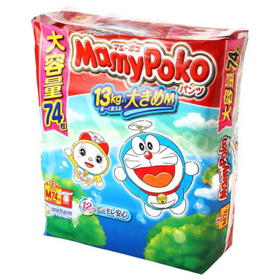 マミーポコパンツ ドラえもん 大きめMサイズ 74枚