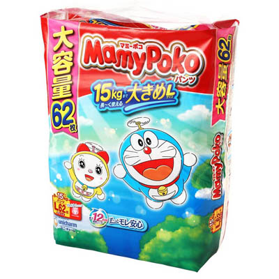 マミーポコパンツ ドラえもん 大きめLサイズ 62枚
