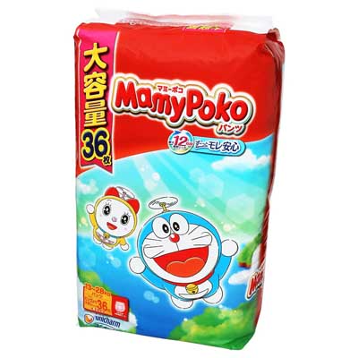 マミーポコパンツ ドラえもん ビッグより大きいサイズ 36枚