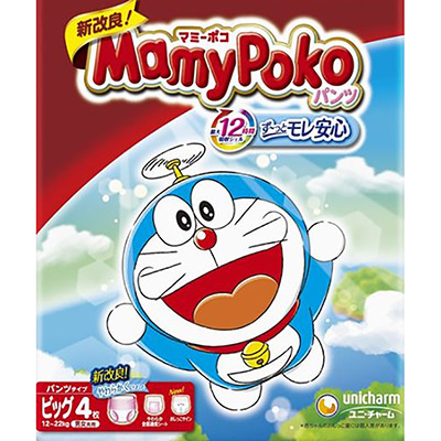 マミーポコパンツ ドラえもん ビッグサイズ 4枚