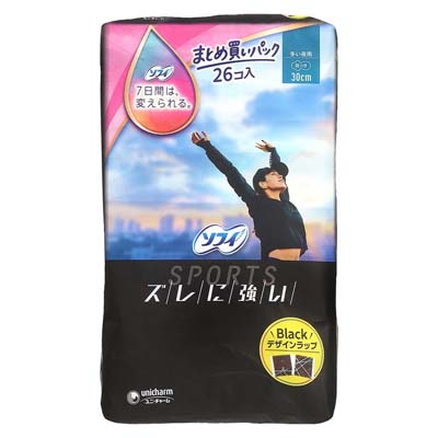 ソフィ　SPORTS　多い夜用羽つき30ｃｍ　26個入