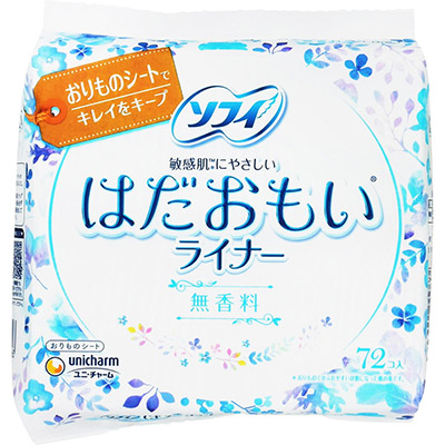 ソフィ はだおもいライナー 無香料  72枚入