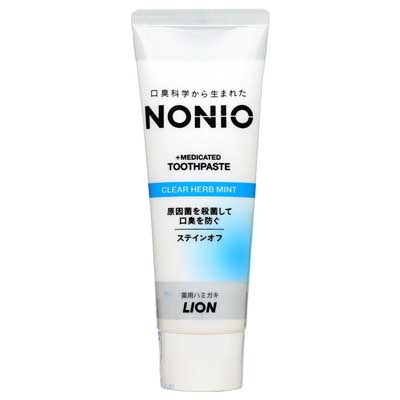 ライオン ノニオハミガキ クリアハーブミント 130g