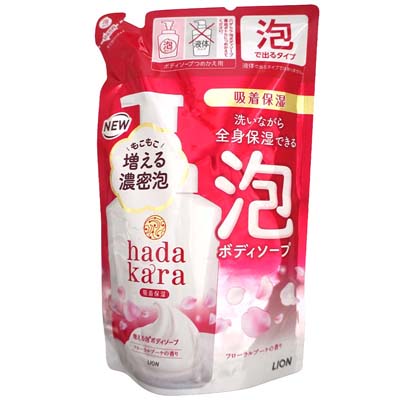 ハダカラ　泡ボディソープ　フローラルブーケの香り　つめかえ用　440ml