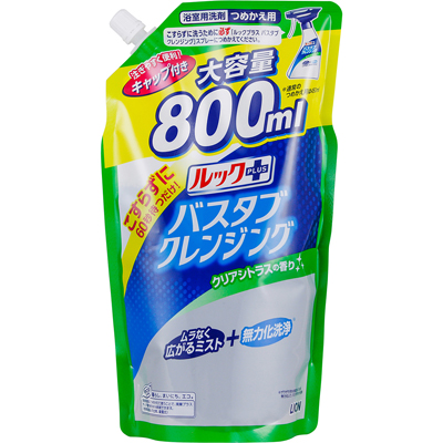 ルックプラスバスタブクレンジングクリアシトラスの香り詰替特大800ml