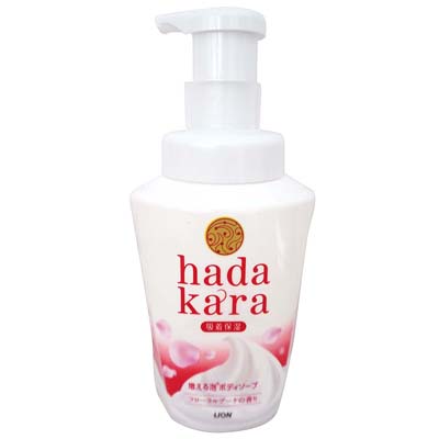 ハダカラ 泡ボディソープ フローラルブーケの香り 本体 550ml