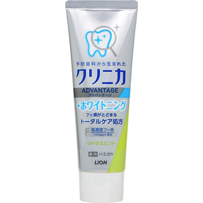 クリニカ アドバンテージ +ホワイトニング 薬用ハミガキ シトラスミント 130g