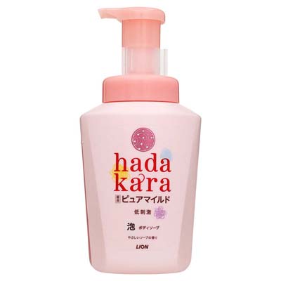 ハダカラ 泡ボディソープ ピュアマイルド 本体 550ml