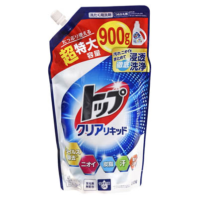 ライオン トップ クリアリキッド つめかえ用超特大 900g