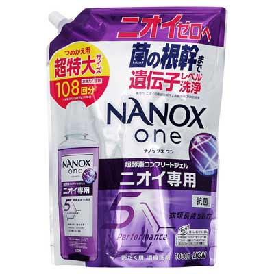 ライオン ナノックスワン ニオイ専用 つめかえ用 1080g