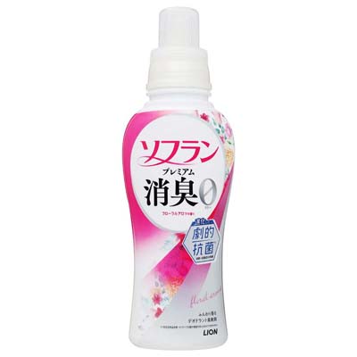 ライオン　ソフラン　プレミアム消臭　フローラルアロマの香り　本体　480ｍｌ