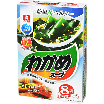 理研　わかめスープ　８袋