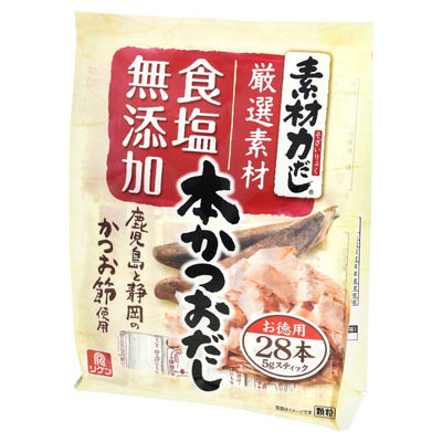 理研ビタミン　素材力だし　本かつおだし　5ｇ×28本入