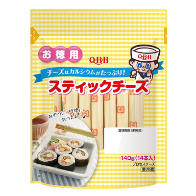 ＱＢＢ　お徳用スティックチーズ　14本入り