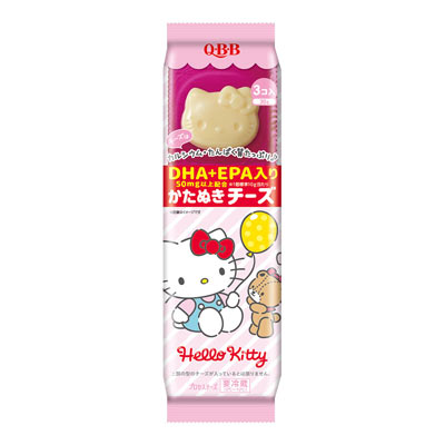 QBB　かたぬきチーズDHA＋EPA入り　ハローキティ　3個入