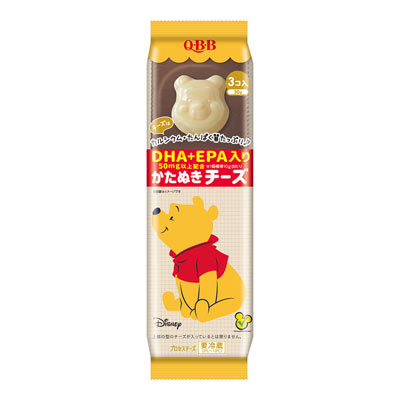 QBB　かたぬきチーズDHA＋EPA入り　くまのプーさん　3個入