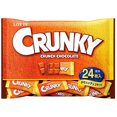 ロッテ クランキークランチチョコレート 24枚入